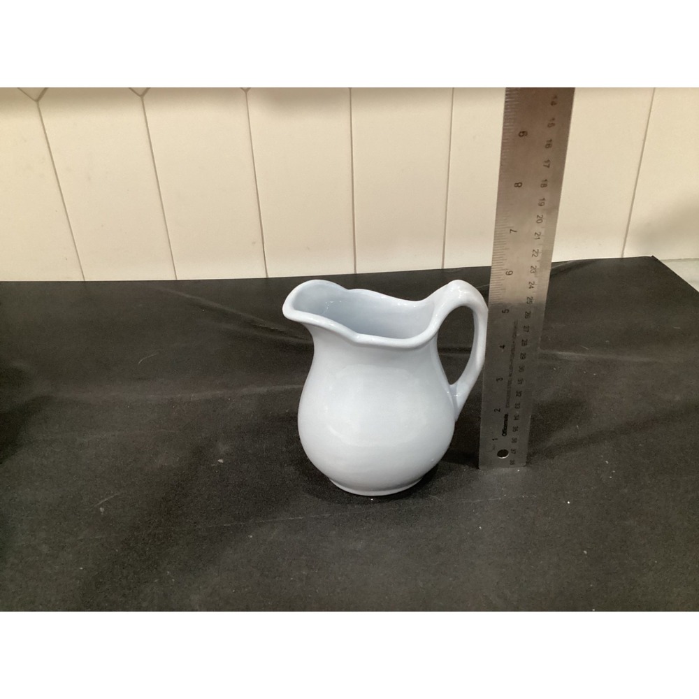 Buffalo China Blue Lune Milk Pitcher Creamer & Sugar Bowl Restaurant Ware